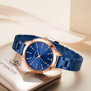 MINI FOCUS <span class=keywords><strong>orologio</strong></span> da <span class=keywords><strong>donna</strong></span> Top brand fashion <span class=keywords><strong>orologio</strong></span> da <span class=keywords><strong>donna</strong></span> semplice di alta moda impermeabile <span class=keywords><strong>blu</strong></span> Relojes in acciaio inossidabile - Product Image 6