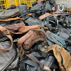 A13-2 Vente en gros de sacs de ceinture <span class=keywords><strong>pour</strong></span> hommes en cuir véritable d'occasion, sac de <span class=keywords><strong>taille</strong></span> en cuir de vache et de mouton, approvisionnement en vrac - Product Image 4