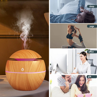 Humidificateur portable pour bébé, avec des lumières et 130ml, brume fraîche, coloré, mignon