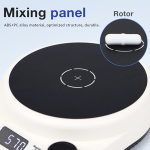 Mini Agitador Magnético con Placa Calefactora, Capacidad de 3L, 2000 RPM, con Temporizador y Pantalla Digital, Agitador de Laboratorio para <span class=keywords><strong>Química</strong></span> - Product Image 3