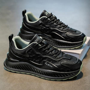 Mens <b>Shoes</b> Trendy Thick <b>Soled</b> Spring New Style Breathable and Versatile Height Increasing <b>Shoes</b> Casual Solid Color Sports <b>Shoes</b> - Product Image 4