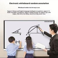 Tableau numérique interactif intelligent tout-en-un 85 pouces 4K LED avec processeur Intel Core i3/i5/i7 et fréquence de rafraîchissement de 120 Hz