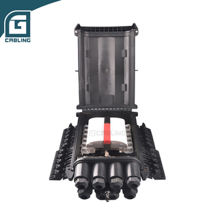 Gcabling Dome vuông handhole Vòng FTTH quang <span class=keywords><strong>Inline</strong></span> <span class=keywords><strong>IP67</strong></span> sợi quang doanh <span class=keywords><strong>Splice</strong></span> hộp đóng cửa (In-Line) cho 24 48 96 lõi - Product Image 1