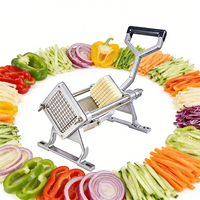 YYHB Kitchen Fries Slicer Verwerkingsmachine 304 Staal Hygiënische Motor 10kg/u Capaciteit Multi Head 1 Jaar Garantie