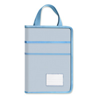 Bolsa de malla transparente para documentos, organizador de sujetos multicapa con apertura amplia, bolsa de almacenamiento portátil de mano, para papeles de prueba y archivos de estudiantes
