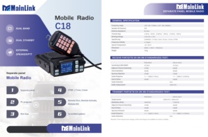 Radio Móvil para Auto <span class=keywords><strong>de</strong></span> 25W VHF UHF, Panel Desmontable, Radio <span class=keywords><strong>de</strong></span> Doble Banda, Doble Modo <span class=keywords><strong>de</strong></span> Espera, Panel Separado, 200 Canales - Product Image 6