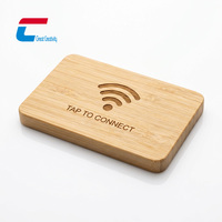 Conecta a Todos a Wi-Fi en Segundos: Placa de Madera NFC para Conexión Wi-Fi con Etiqueta Inteligente NFC en Pared/Mesa