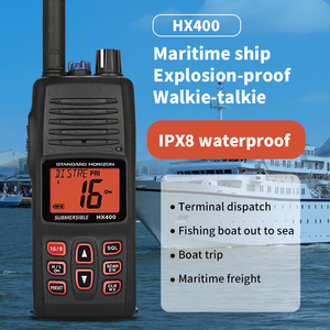 Radio bidirectionnelle <span class=keywords><strong>VHF</strong></span> portable Standard <span class=keywords><strong>Horizon</strong></span> HX400IS, intrinsèquement sécurisée - Product Image 2