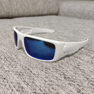 2025 नए अद्यतन यूनिसेक्स डिजाइनर साइकिलिंग गॉगल पुरुषों के खेल धूप का चश्मा Uv400 लेंस बड़ा सफेद नीला सूरज चश्मा कस्टम लोगो - Product Image 1