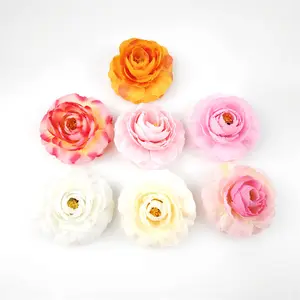 Yeni stil popüler ucuz fabrika fiyat yüksek kalite her türlü renk yapay çiçek kafa kamelya Petal