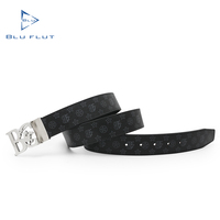Ceinture de Luxe pour Homme en Cuir Véritable, Boucle Lisse, Ceinture Personnalisable en Cuir pour Homme