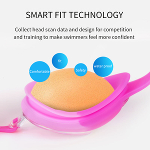 แว่นตาว่ายน้ำเด็กกันน้ำ กันฝ้า ไม่รั่วซึม คุณภาพสูง ดีไซน์ทันสมัย - Product Image 4