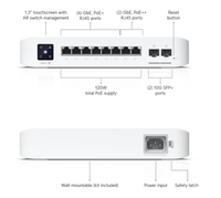 Commutateur PoE géré Gigabit 8 ports USW-Pro-8-PoE-SY avec SFP+ 10G