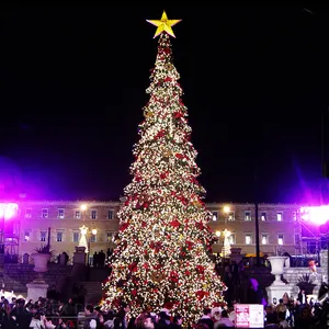 Toprex decoracion navidad 大高度 led 圣诞树装饰的城市广场