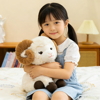 Peluche Mouton lestée, coussin de pause déjeuner, douce et mignonne, personnalisable, confortable, série Guérison, rembourrée en coton PP