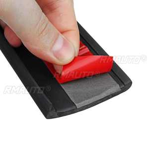 Universal Pair Rubber Car Mudguard <b>Trim</b> <b>Wheel</b> <b>Arch</b> Protection Moldings for Most Cars Trucks SUVs Car Styling Moulding 1.5Mx3.8CM - Product Image 4