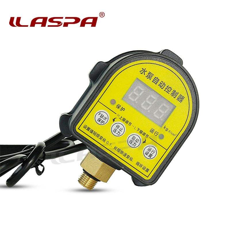 LLASPA LS-14 1.1Kw Digital Display Water Pressure Switch Automatic Pump ...