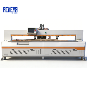 REMEYA P4 1 Máquina CNC de perforación y taladrado de alta eficiencia para cerraduras de puertas, con motor, para aleación de aluminio, madera, orificios de bisagra de puertas y ranuras para cierres de puertas - Product Image 4