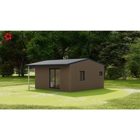 Maison préfabriquée moderne, extensible, modulaire, petite maison pour jardin, maison d'hôtes, chalet de vacances