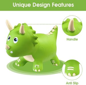 Jouets gonflables à bascule en forme de dinosaure, cheval et tricératops en PVC, pour enfants de 2 à 7 ans - Product Image 3