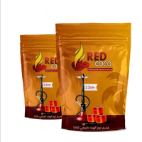 Briquetas de carbón de cáscara de coco de la mejor calidad Grado B Coco rojo para Hookah Nargile Shisha Indonesia Briket listo para enviar