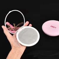 Miroir Intelligent à Caméra UV, Miroir de Maquillage de Voyage Éclairé pour le Test de Crème Solaire et la Protection de la Peau