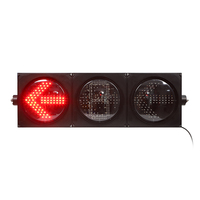 Feu de signalisation LED CadSolar 300 mm AC 85-265V IP65 Visibilité 800 m CE pour le contrôle des intersections