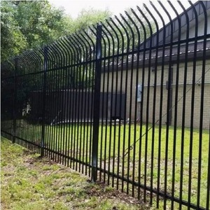 Barrière pressée anti-corrosive <span class=keywords><strong>en</strong></span> acier de panneau de barrière <span class=keywords><strong>pour</strong></span> les espaces résidentiels et publics clôturant le treillis et les portes - Product Image 6