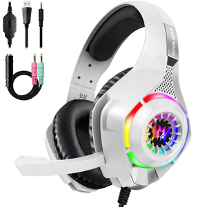 Auriculares Profesionales para Juegos con Cable, Plegables, con Bajos Estéreo, Micrófono Omnidireccional, RGB LED para PS5, PS4, PC y Laptop, Venta al Por Mayor - Product Image 2
