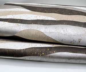 Fabricant de papier peint naturel en Chine, matériaux écologiques et durables, revêtement <span class=keywords><strong>mural</strong></span> en liège 3D pour la conception d'intérieur de projets - Product Image 3