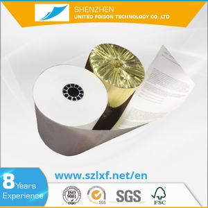 Rouleau de papier thermique monocouche 80x80mm 48gsm/55gsm Impression UV Papier de caisse enregistreuse - Product Image 4