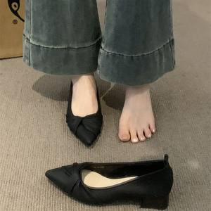 Zapatos de Novia de Cuero con Suela Suave Premium, Estilo Mocasín, Tendencia de Moda 2026, Verano Otoño, Estilo Francés Mary Jane, Tacón Cuadrado Casual - Product Image 2