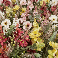 Buket Bunga Poppy Lupine Kuning Buatan Tahan Pudar, Bunga Palsu untuk Dekorasi Vas Meja Pernikahan Rumah Musim Semi Gugur