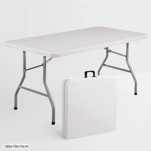 <span class=keywords><strong>Table</strong></span> pliante d'extérieur en plastique, <span class=keywords><strong>table</strong></span> <span class=keywords><strong>extensible</strong></span> en <span class=keywords><strong>aluminium</strong></span> pour l'extérieur avec support mural pour feu de camp, <span class=keywords><strong>table</strong></span> pliante pour cocktails - Product Image 3