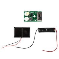 Kit DIY de contrôleur de batterie NiMH 1,2 V avec panneaux solaires 2 V et carte de circuit PCBA pour mini-lampe de jardin