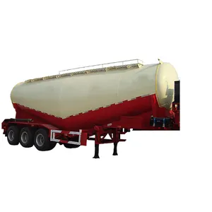 2 Axles 3 Axles 30~90 Ton High Loading Capacity Bulk Feed Carrier Tanker Trailers Dry Bulker Cement Semi Trailer
