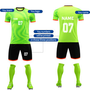 サッカーチームサッカージャージーカスタムデザイン昇華Tシャツ - Product Image 3