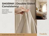 Rideau occultant en velours uni 500 GSM, triple tissage, 90-95% d'ombrage, double face, doux, chaud, acoustique, thermique, 2,8-3,2 m