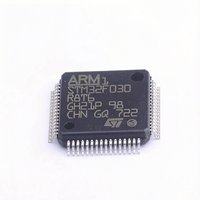 STM32F030R8T6, Microcontrolador Nuevo en Caja, Paquete LQFP-64 (10x10), ARM Cortex-M0+, MCU, 64 KB Flash, CPU de 48 MHz