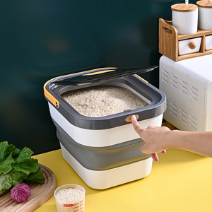 Sanga Wholesale Folding <b>Plastic</b> 5 Gallon Rice Storage Bucket for Kitchen - Product Image 6