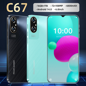 New Bán C67 5G Điện Thoại thông minh Chất Lượng Hệ Thống Android Hội Đồng Quản Trị 108MP Phía Sau Máy Ảnh Octa Lõi CPU 2G 144Hz Bên Ngoài Điện Thoại Di Động 16 + 1Tb + - Product Image 6
