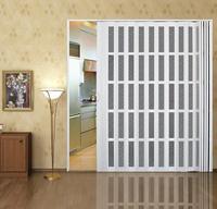 Charnière de porte pliante en PVC transparent, porte pliante flexible, cloison intérieure