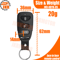 Trusted 433MHz Garage Control Remote and Security Door RF Key Fob 4CH Car Style Signal Cloner Device Trusted Control Solution