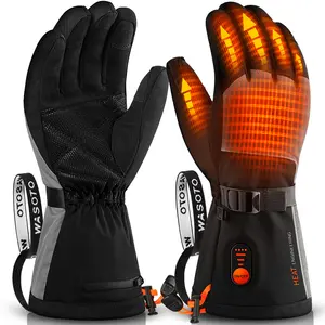 Wasoto Best Selling Golden Supplier Specifications Good Price Motorcycle Heated Gloves with Battery