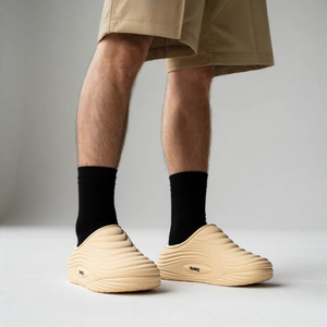 Yearning EVA <b>Man</b> Closed Back Non Slip-On Slippers <b>Indoor</b> Outdoor Fur Lining Thick Sole Anti-Slip Light Weight Trendy Clogs <b>Shoes</b> - Product Image 1