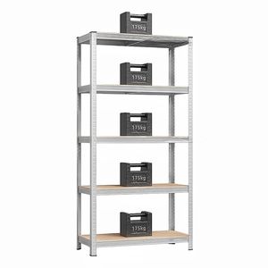 איכות גבוהה פלדה זול מדפים מדף כבד אחסון מתכת מדף מתכת מדפים למוסך - Product Image 3