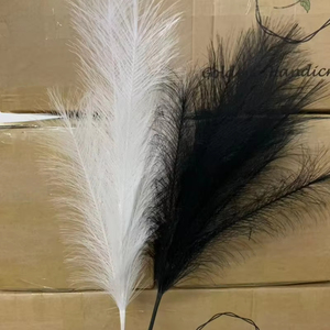 Herbe <span class=keywords><strong>de</strong></span> la <span class=keywords><strong>Pampa</strong></span> Artificielle Style Bohème, Fleurs Artificielles Décoratives pour Mariage, 18 Fourches d'Herbe <span class=keywords><strong>de</strong></span> la <span class=keywords><strong>Pampa</strong></span> pour Décoration d'Événements et d'Intérieur - Product Image 1