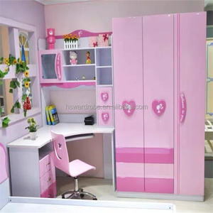 최신 나무 상자 침대 디자인 현대 침실 가구 세트 퀸 사이즈 침대 소녀 - Product Image 3