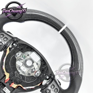 Volant en fibre de carbone personnalisé, nouveau design, pour Volkswagen <span class=keywords><strong>Golf</strong></span> 5 Mk5 GTI, pour VW <span class=keywords><strong>Golf</strong></span> 5 <span class=keywords><strong>R32</strong></span> Passat R <span class=keywords><strong>GT</strong></span> 2005 - Product Image 2