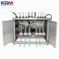Machine de remplissage automatique de bouteilles de liquides KDM-ALF4 avec pompe à engrenages pour huiles, cosmétiques, sauces et détergents